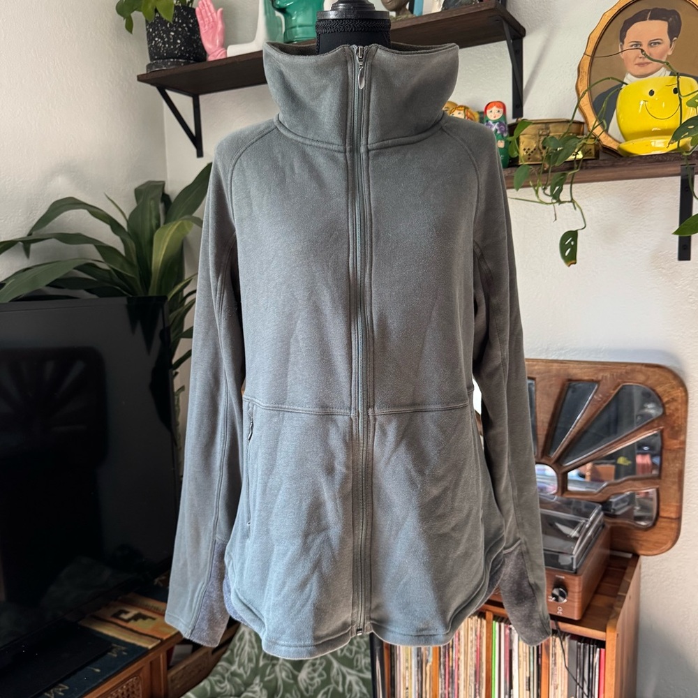 The Northface Grey Zippered Jacket